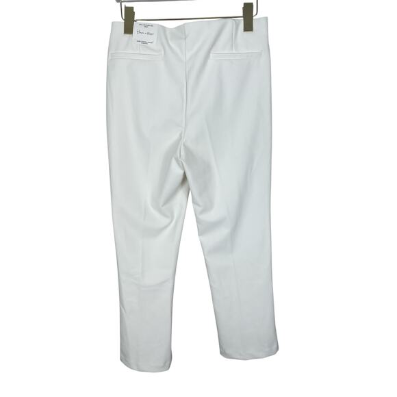 Haver & Blair London Pull On Slim Leg Crop Pants Scuba Knit Classic Preppy Small - Picture 2 of 9